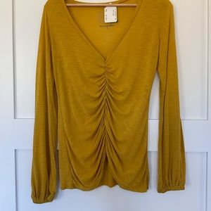 Blue Life Ruched Top